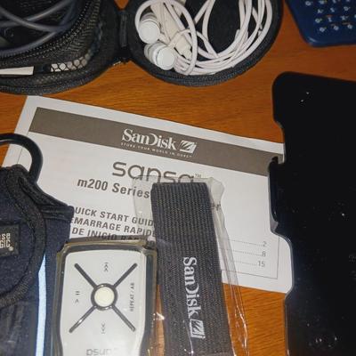 SPELLING CORRECTOR, SANDISKS, EAR PHONES, AND MORE