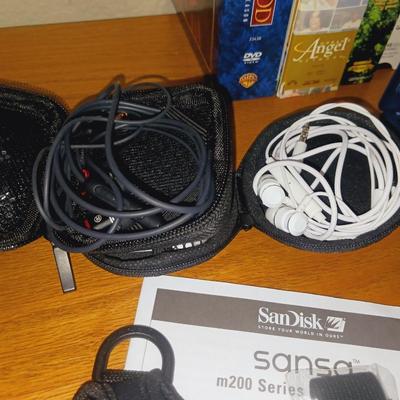 SPELLING CORRECTOR, SANDISKS, EAR PHONES, AND MORE