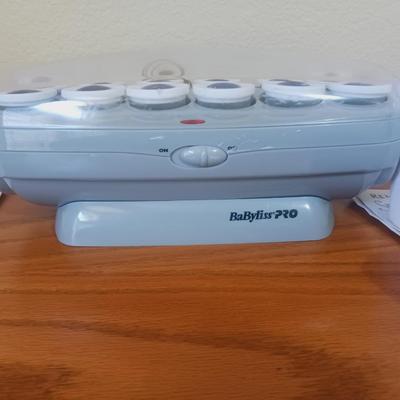 REMINGTON SHAVER, ELECTRIC CURLERS, VISORS AND TRINKET BOX