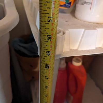 4 Tier Plastic Shelving Unit