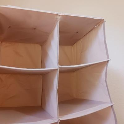 2 HANGING CLOSET ORGANIZERS