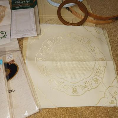 NEEDLEPOINT TABLECLOTH, BOOK MARKS, PATTERN BOOKS AND MUCH MORE