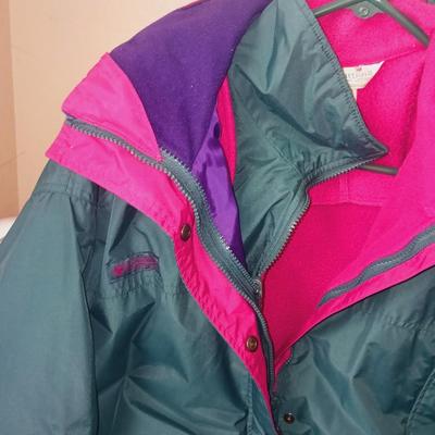 LADIES COLUMBIA COAT AND FLEECE JACKET SIZE 1X