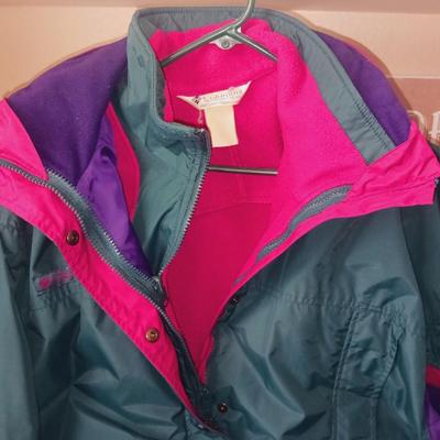 LADIES COLUMBIA COAT AND FLEECE JACKET SIZE 1X