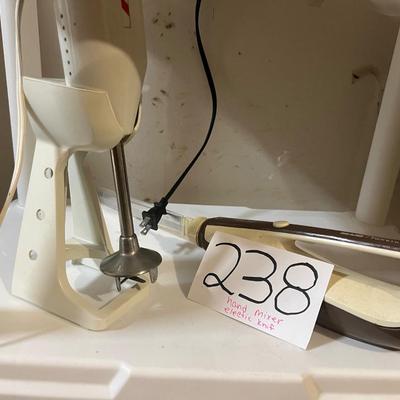 Electric hand, mixer, and electric knife from Sears