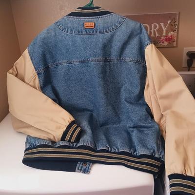 GEAR DENIM COAT FROM BAUSCH & LOMB & FOG JACKET SIZE LARGE