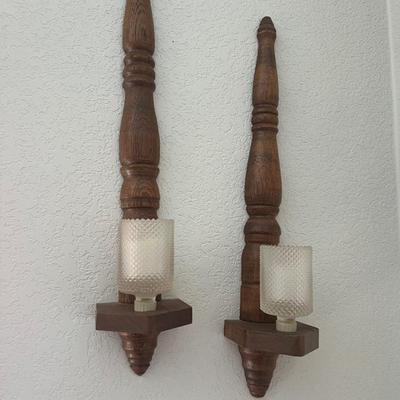 Tea, light candles, wall, decor, wood