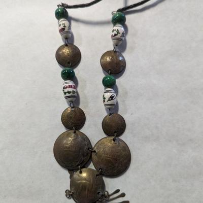 Vintage Peruvian Coin Necklace