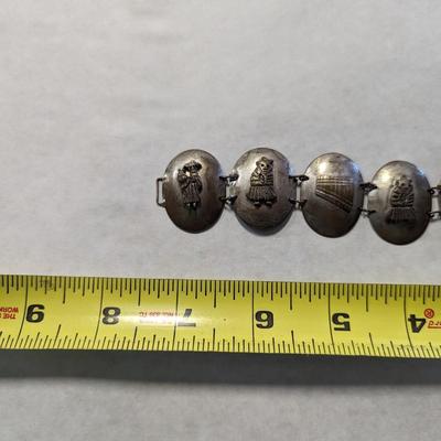 Vintage Storytelling Link Bracelet