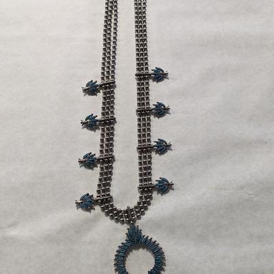 Vintage Goldette Turquoise Necklace