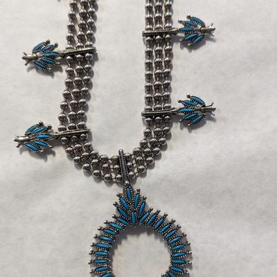 Vintage Goldette Turquoise Necklace