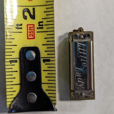 Miniature Hohner Harmonica & Vintage Whistle