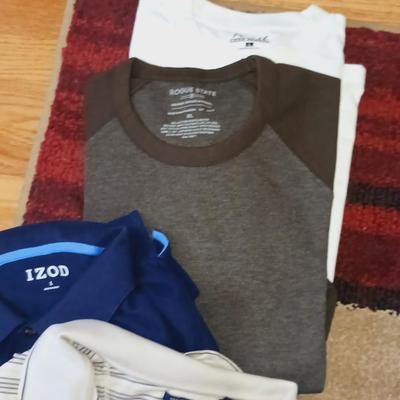 MEN'S POLO AND T-SHIRTS SIZE L - XL