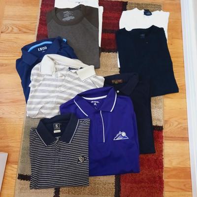 MEN'S POLO AND T-SHIRTS SIZE L - XL