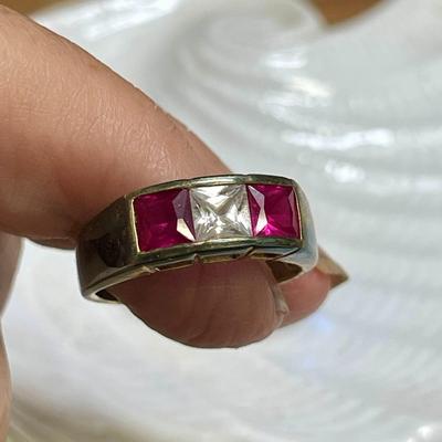 38 MENS CONTEMPORARY STERLING SILVER RINGS SIZE 9