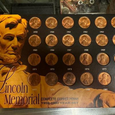 Lincoln memorial complete set