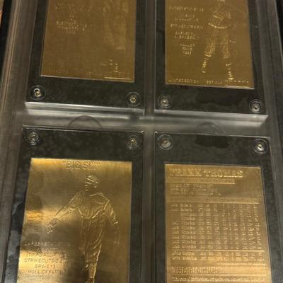 Hero’s of Baseball Gold set Babe Ruth Mantle DiMaggio Jackie Robinson and much more lot of 30