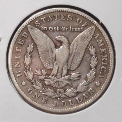 1890-CC MORGAN DOLLAR - Nice VF Condition
