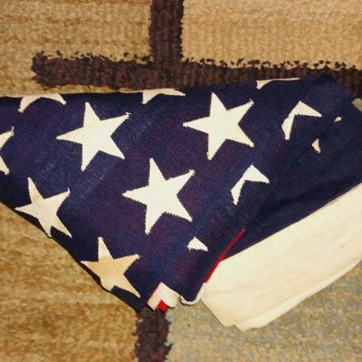 NYLON AND CLOTH US FLAGS