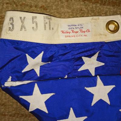 NYLON AND CLOTH US FLAGS