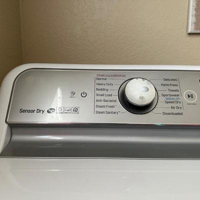 LG SENSOR DRY, SMART WIFI ENABLED, ELECTRIC W/SENSOR DRY TECHNOLOGY
