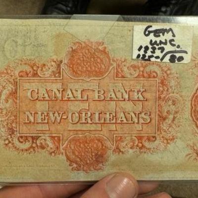 $10 "CANAL BANK" $10 (RARE) 1800'S (CANAL BANK) $10 !!!! CRISPY!!! 1800'S $10