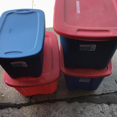 Storeage Tubs Lot 2