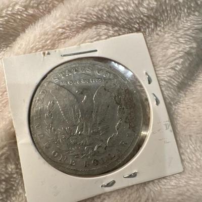 1890 O MORGAN I S COIN 1$ VF