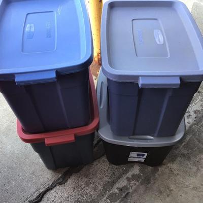 Storeage Tubs Lot 3