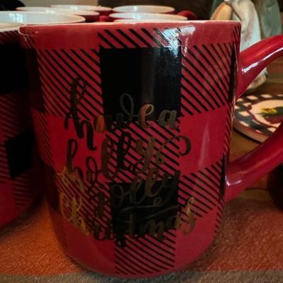 Free combine ship Set of 8 Scottish accent Happy Holidays coffee cups