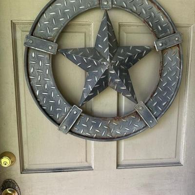 Beautiful 5 star door designed or wall hanging art deco