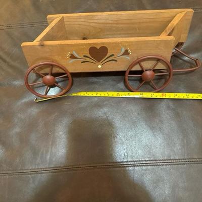 Wooden wagon beautiful craft and artsmanship