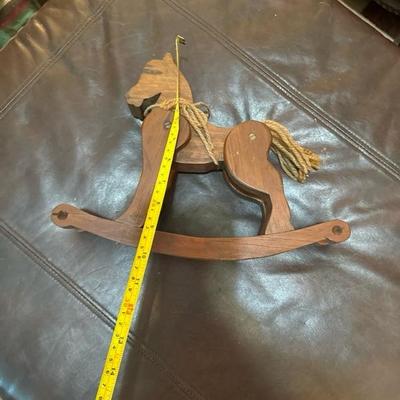 12 inch Rocking Horse wood
