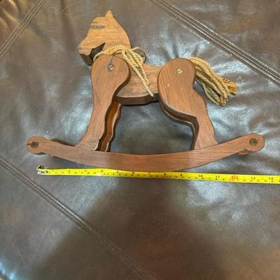 12 inch Rocking Horse wood