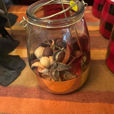 Fall Potpourri Colection in Glass Jar