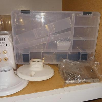 ELECTRICAL ITEMS, STACKING BINS AND MORE