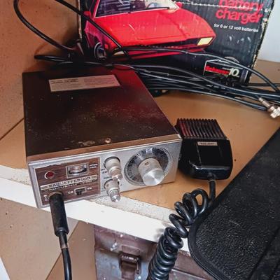 SCHAUER BATTERY CHARGER, CARLITE, CB RADIO, SPLASH GUARDS