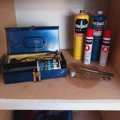 SOLDERING SET AND BUTANE FUEL