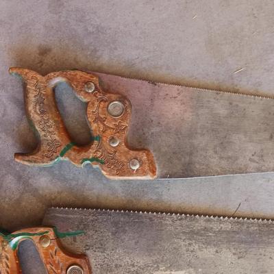 3 HAND SAWS