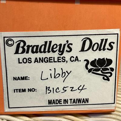 49 BRADLEY'S COLLECTABLE DOLLS LIBBY 14" RED HAIR GIRL DOLL