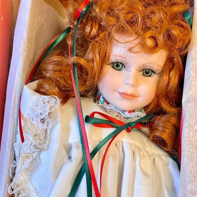 49 BRADLEY'S COLLECTABLE DOLLS LIBBY 14" RED HAIR GIRL DOLL