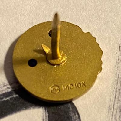 10k Gold Kansas Pin