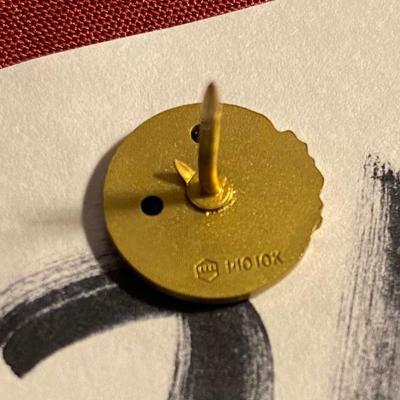 10k Gold Kansas Pin