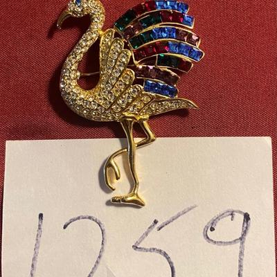 Flamingo Brooch