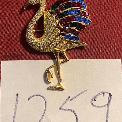 Flamingo Brooch