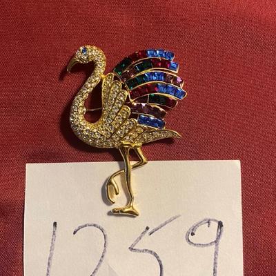 Flamingo Brooch