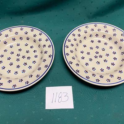 Traditional Polish Pottery Soup or Salad Bowl