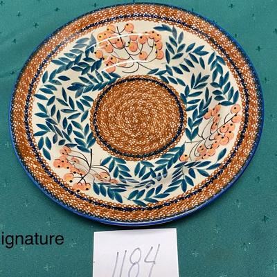 Signature Polish Pottery Soup or Salad Bowl