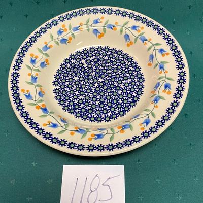 Traditional Polish Pottery Soup or Salad Bowl