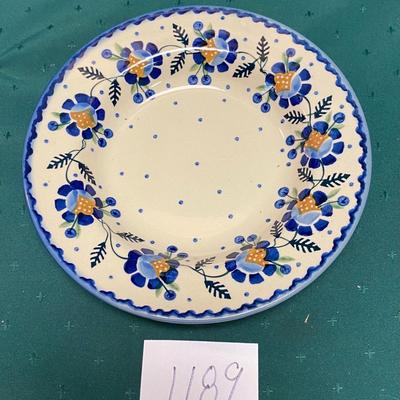 Traditional Polish Pottery Soup or Salad Bowl